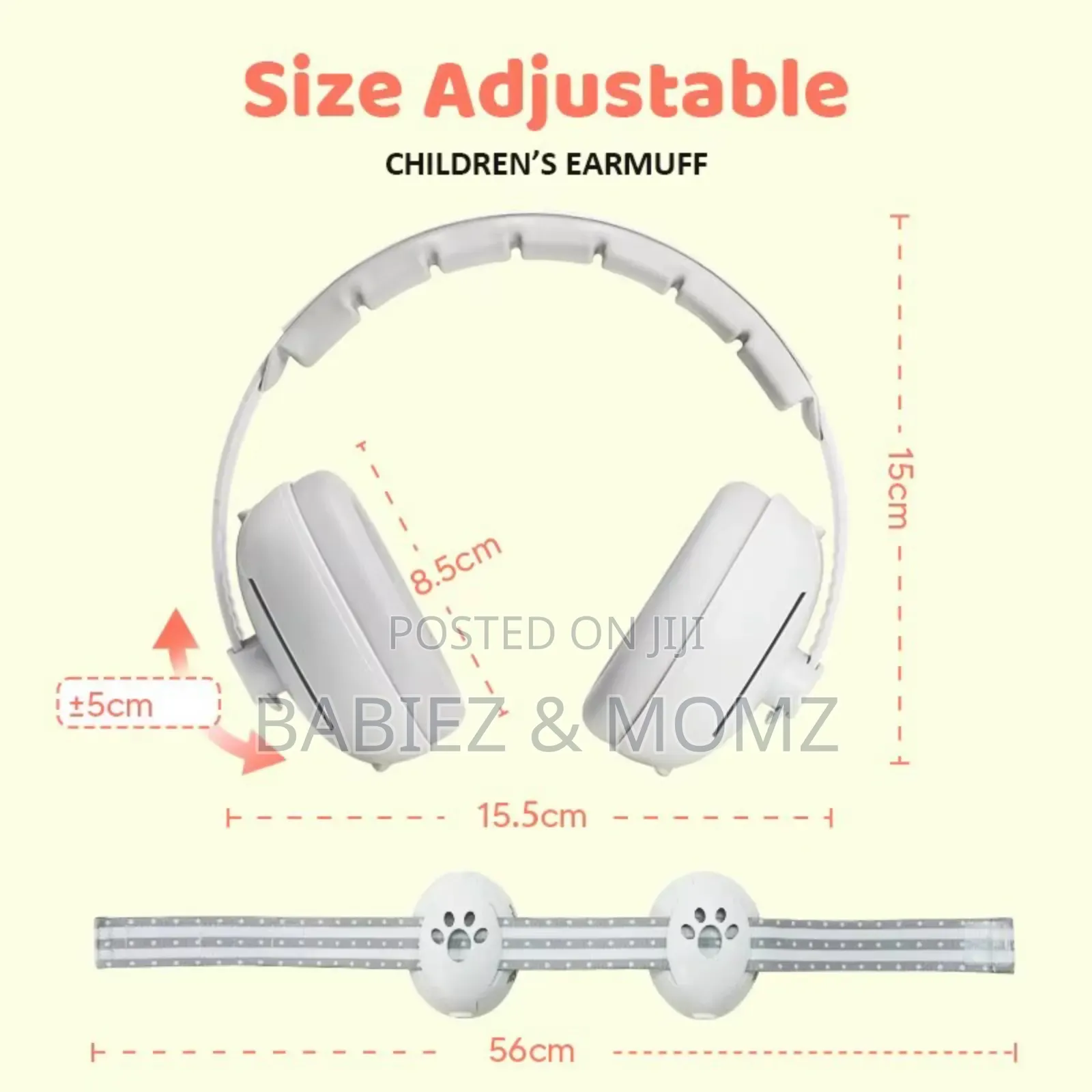 2-in-1 Baby Earmuffs – Noise Protection Headphones For Infants
