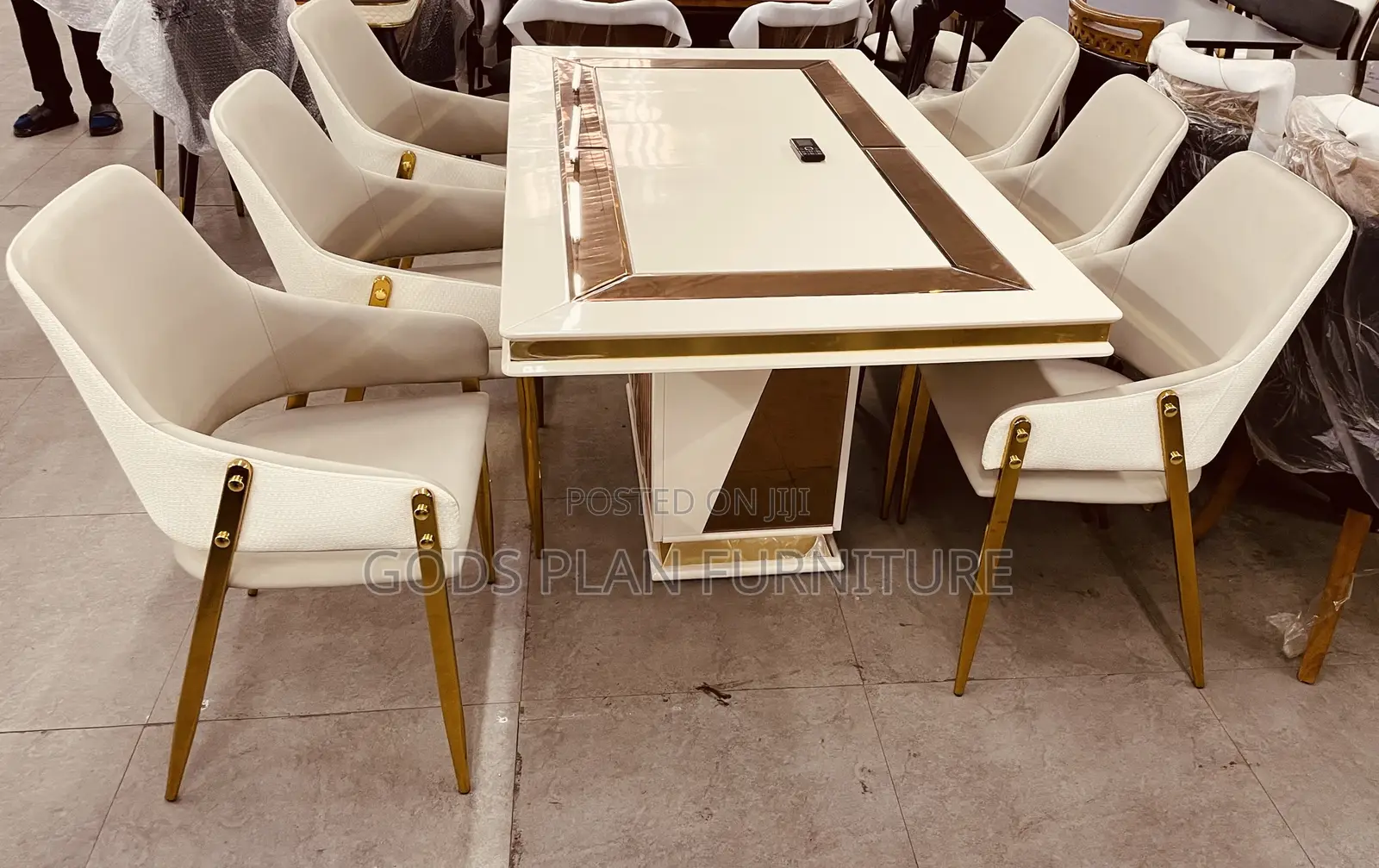 Dining Table Cz- 6010(+6)