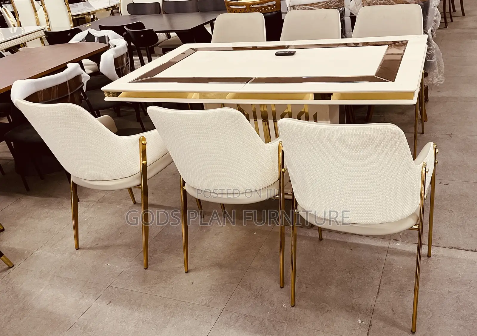 Dining Table Cz- 6010(+6)