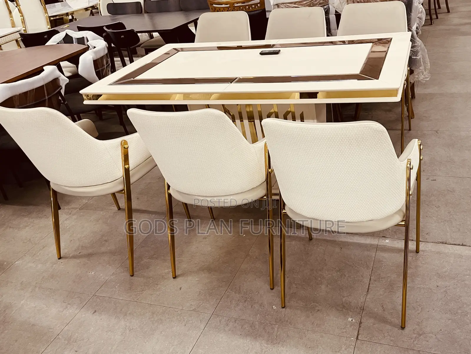 Dining Table Cz- 6010(+6)