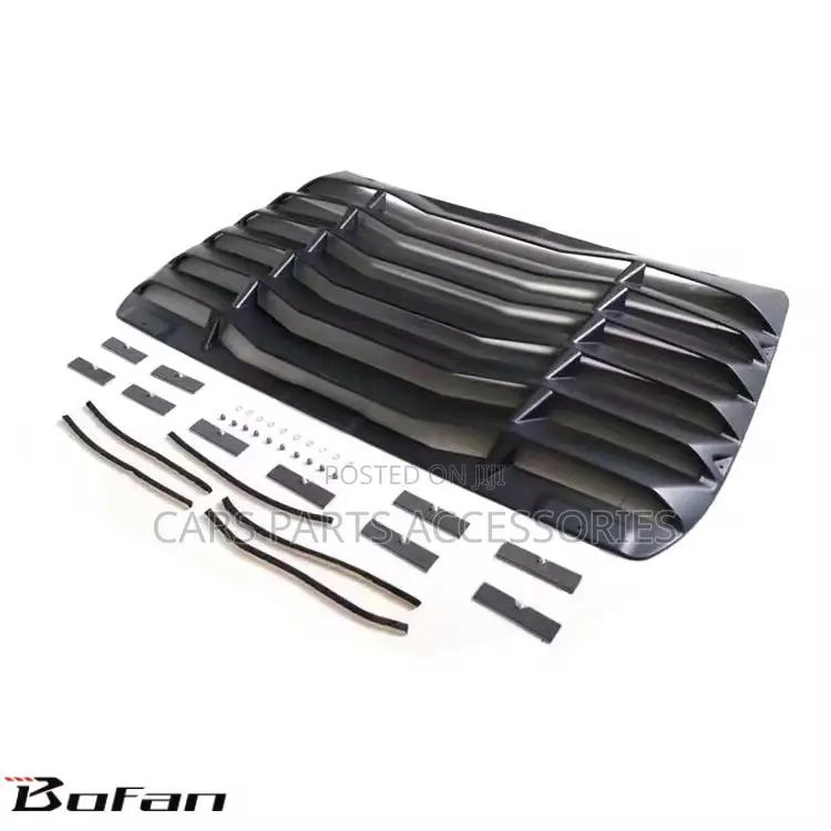 Steel Car Bumper Rear Window Louvre for Honda Civic 2016 to 2022