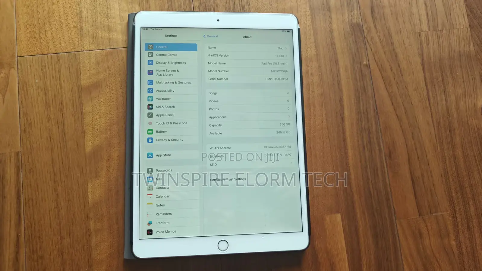 Apple iPad Pro 10.5 (2017) 256 GB Pink