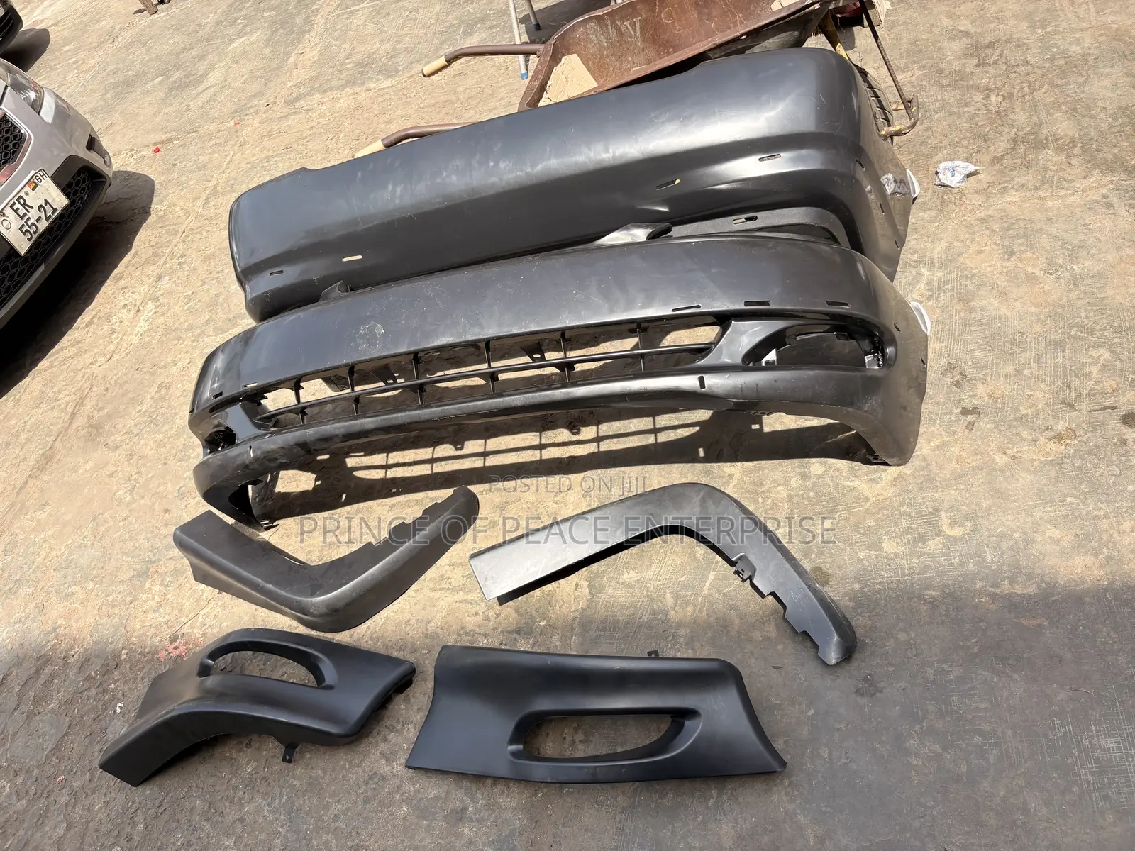 Corolla 2003 2004 2005 Sports Front and Back Bumpers With Spoilers Set