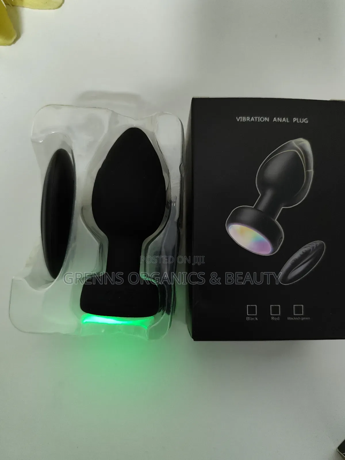 RGB Led Anal Plug With Wireless Remote Control