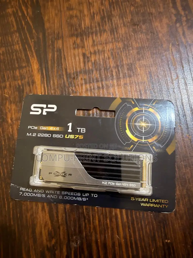 Silicon Power 1tb Us75 M.2 Internal Ssd W/Heatsink For Ps5 And Pc