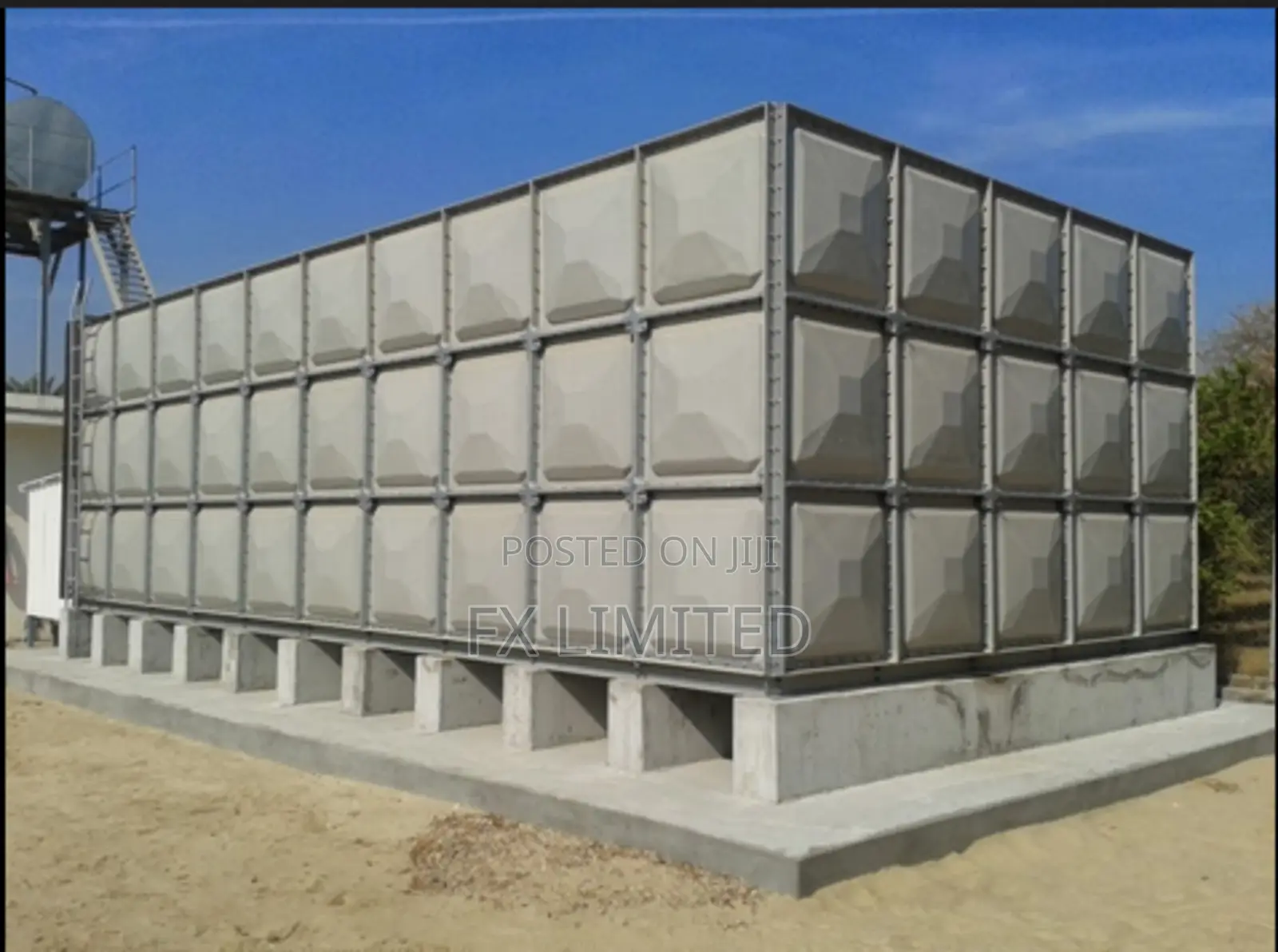 Grp. FRP Storage Water Tank Installer