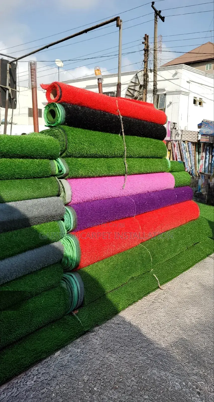 Grass Carpet Installation