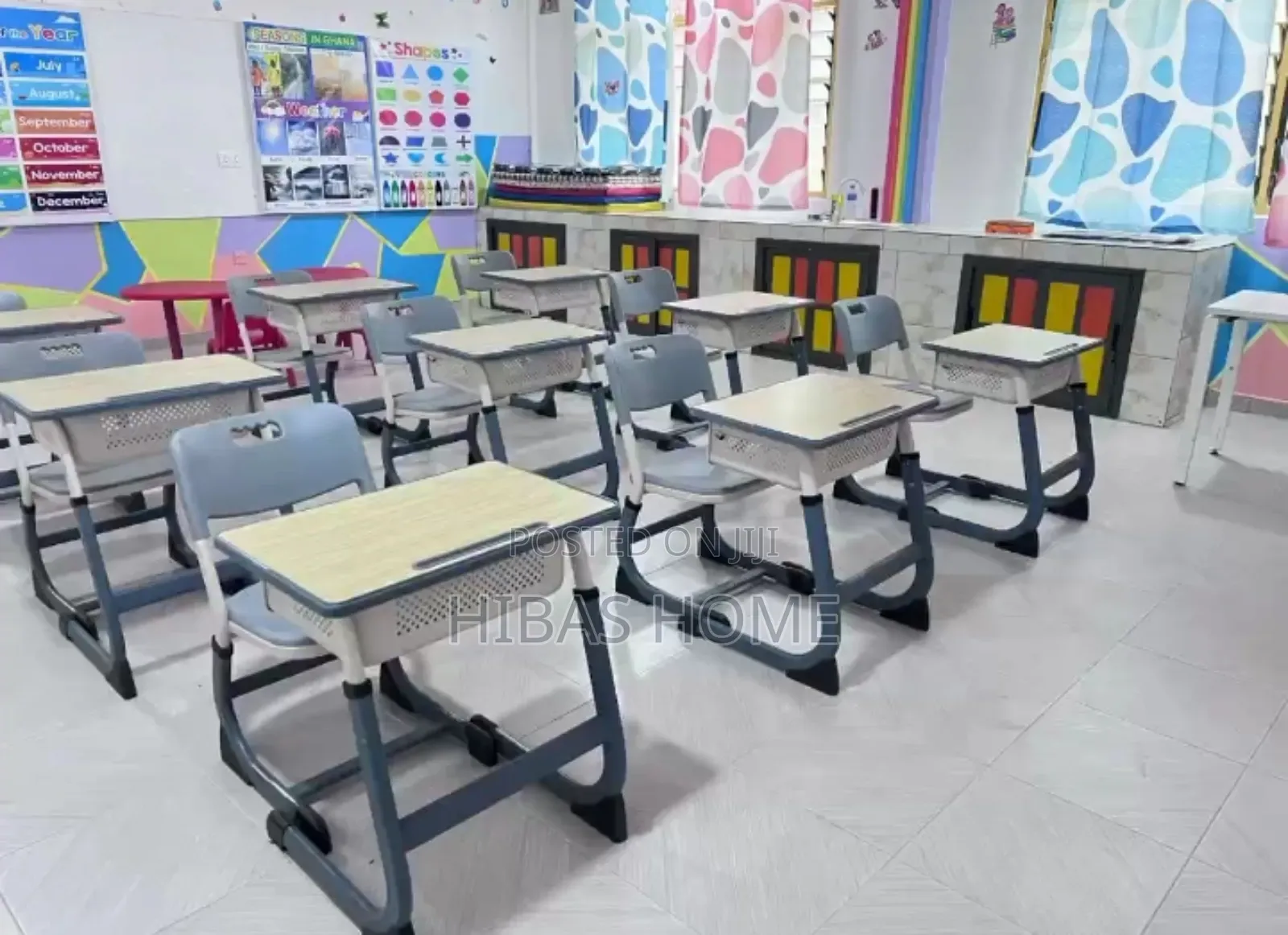 Classroom Chairs With Adjustable Table Study Desk
