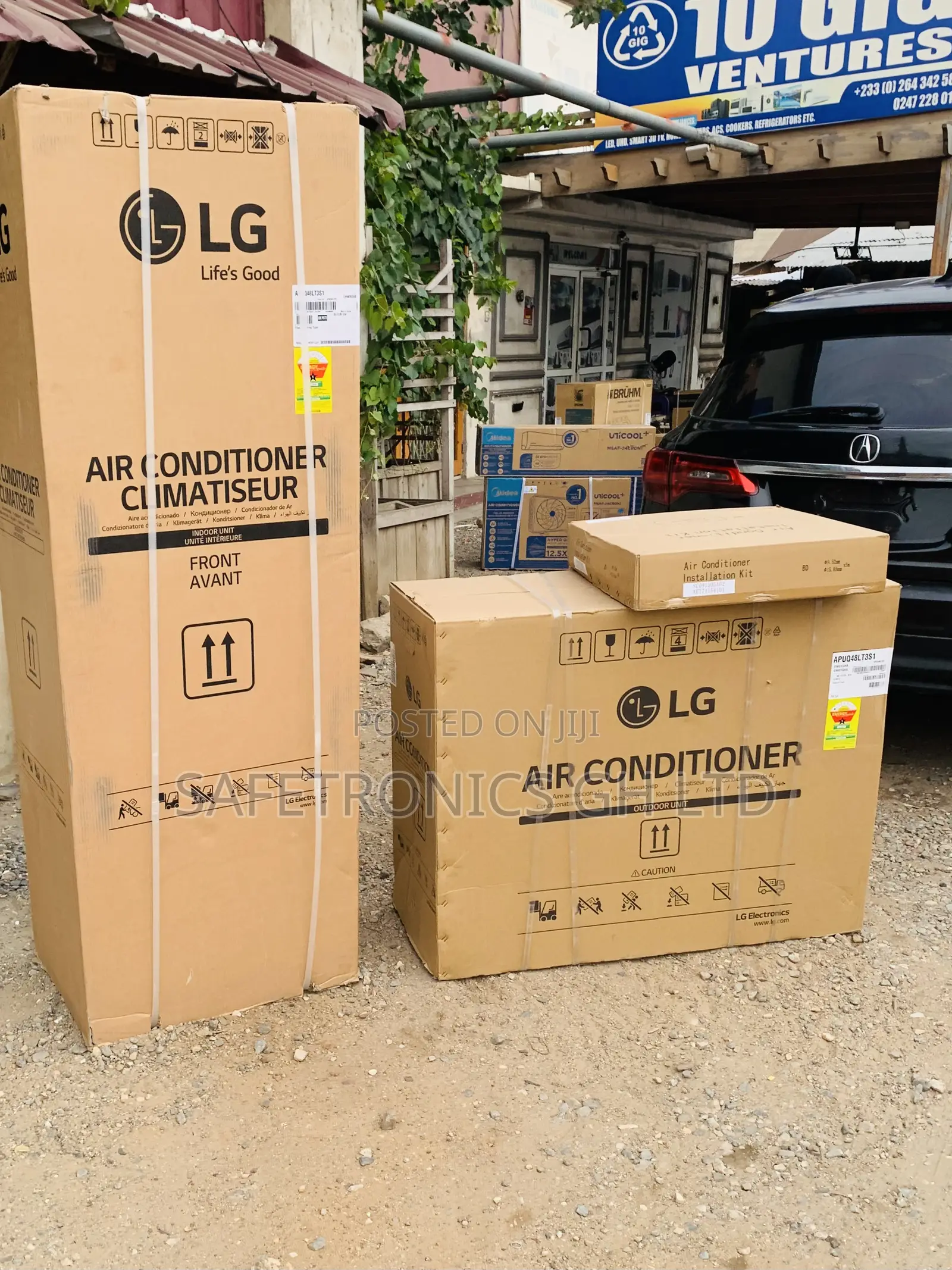 Check Out Lg Split Type R410a White 5.0 Horsepower Floor Standing Ac