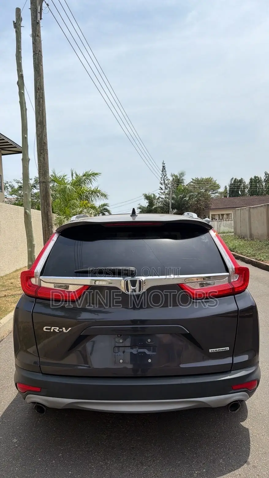 Honda CR-V Touring 4dr SUV AWD (1.5L 4cyl CVT) 2017 Gray