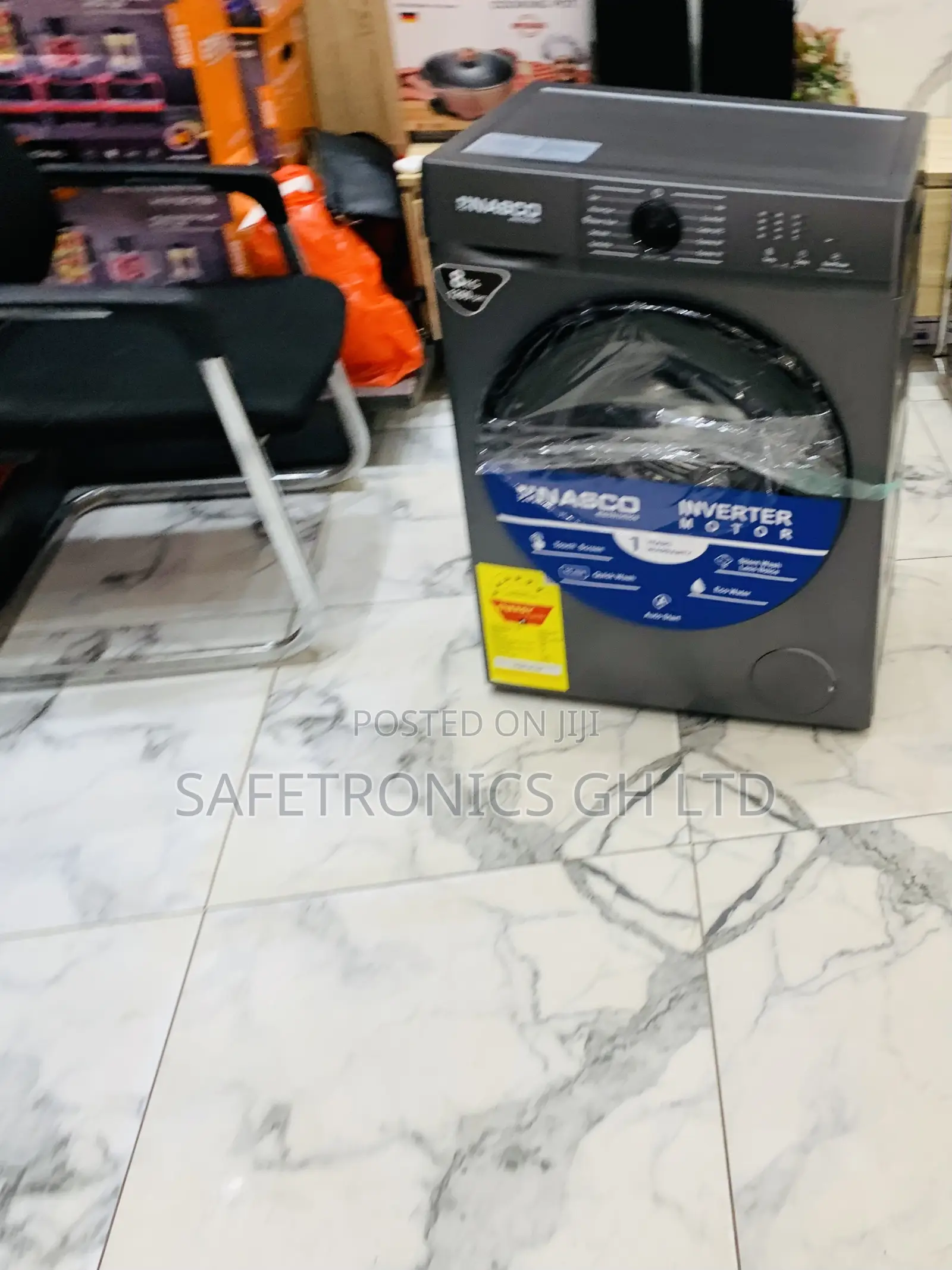 Buy Affordable Nasco 8kg Full Automatic Grey Frontload Washingmachine