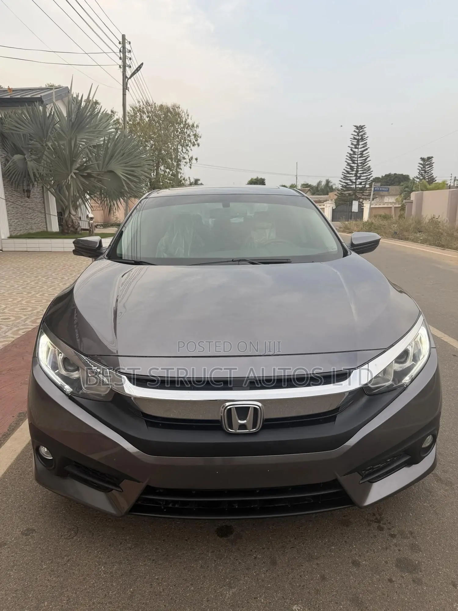 Honda Civic EX-L Sedan 2018 Silver