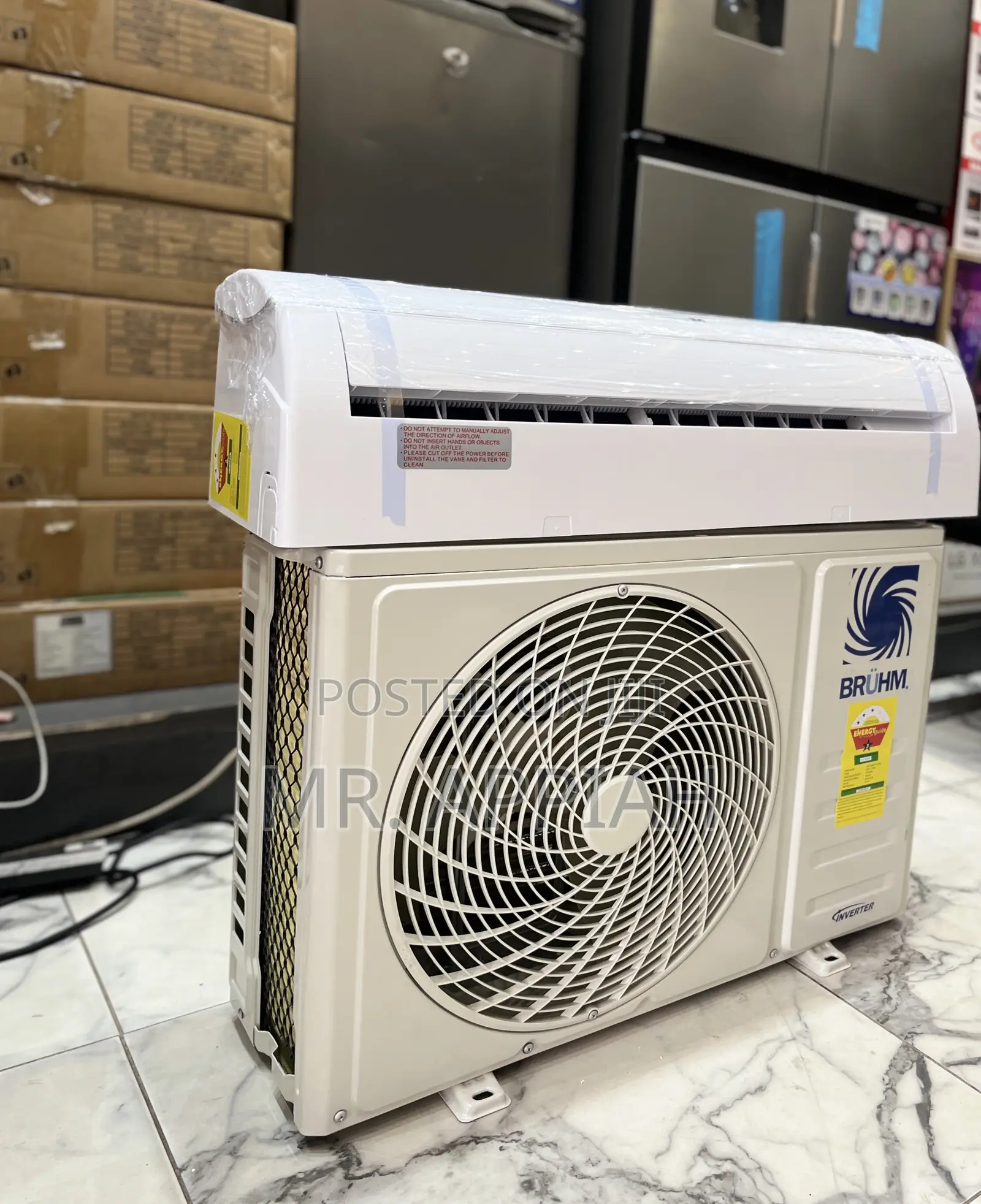 Order Affordable Bruhm 1.5hp R410 Gas Air Conditioner(White)