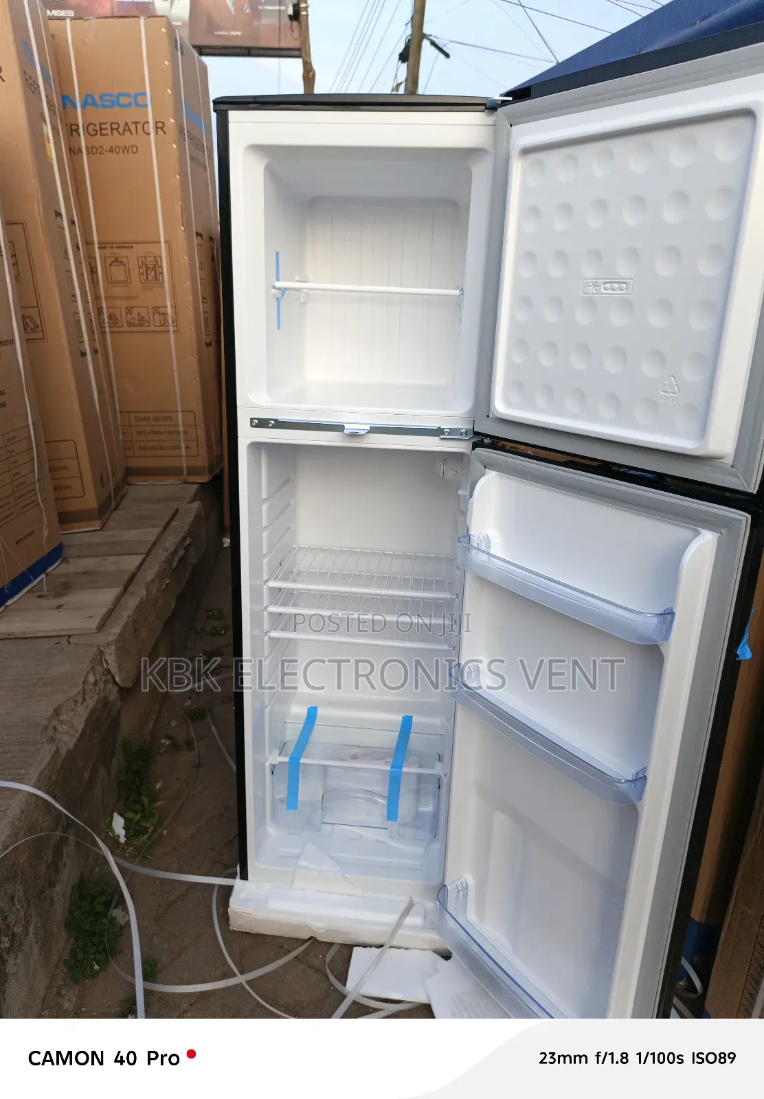 Nasco Nasf222(165liter) Double Door Fridge