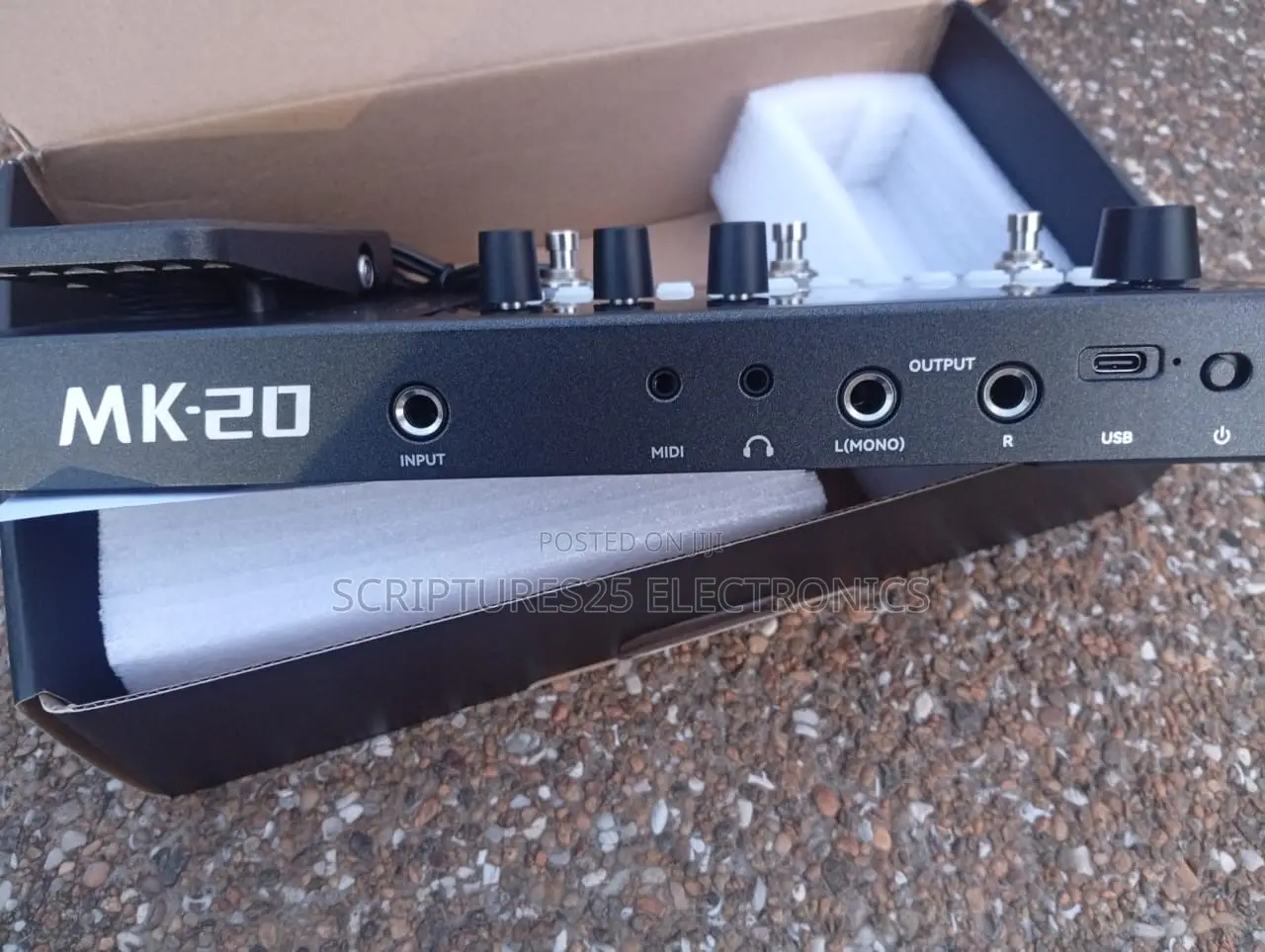 Mk20 Multi Effect Pedal For Bass And Guitar Wit Looper And Drum Mch In