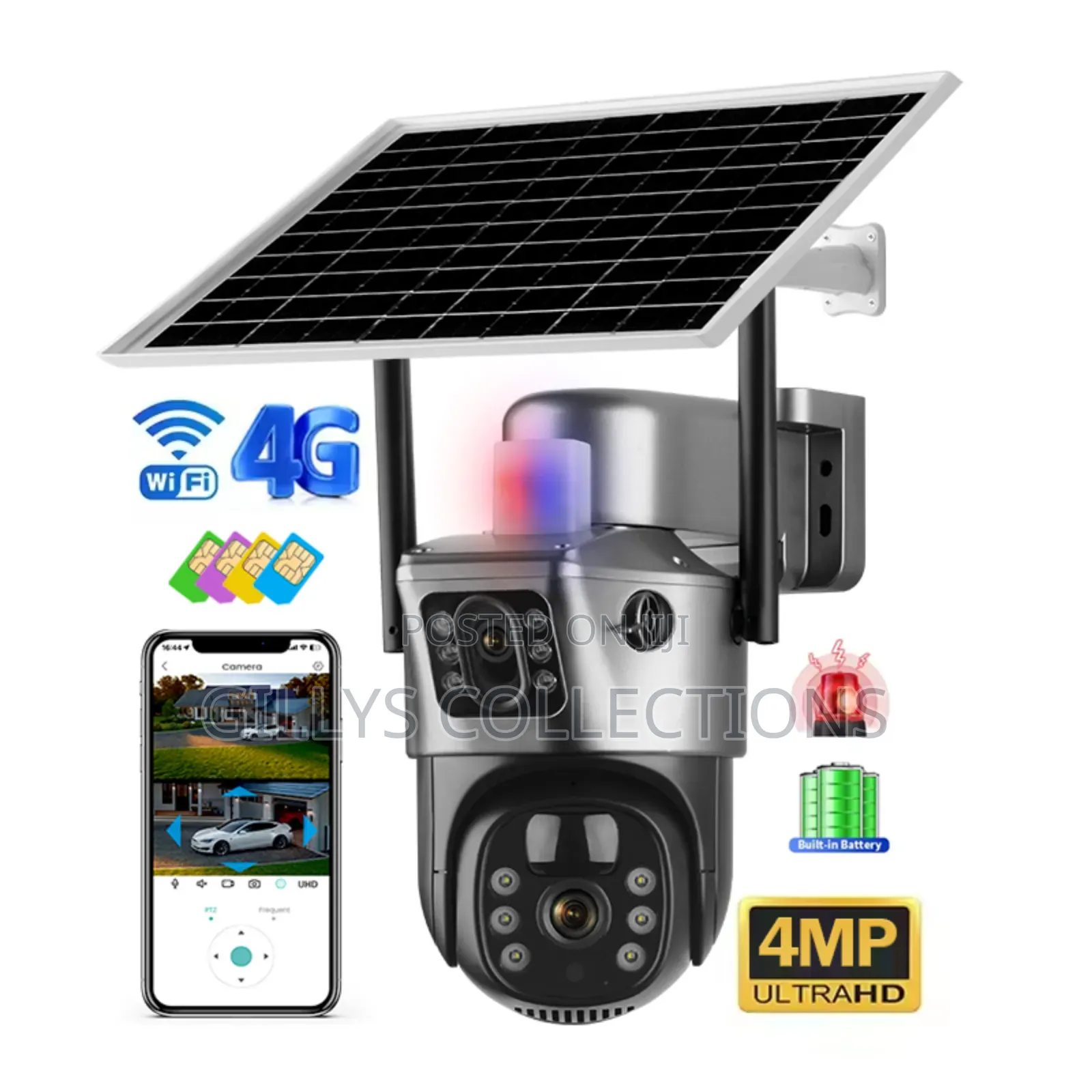 Solar Wireless CCTV Camera