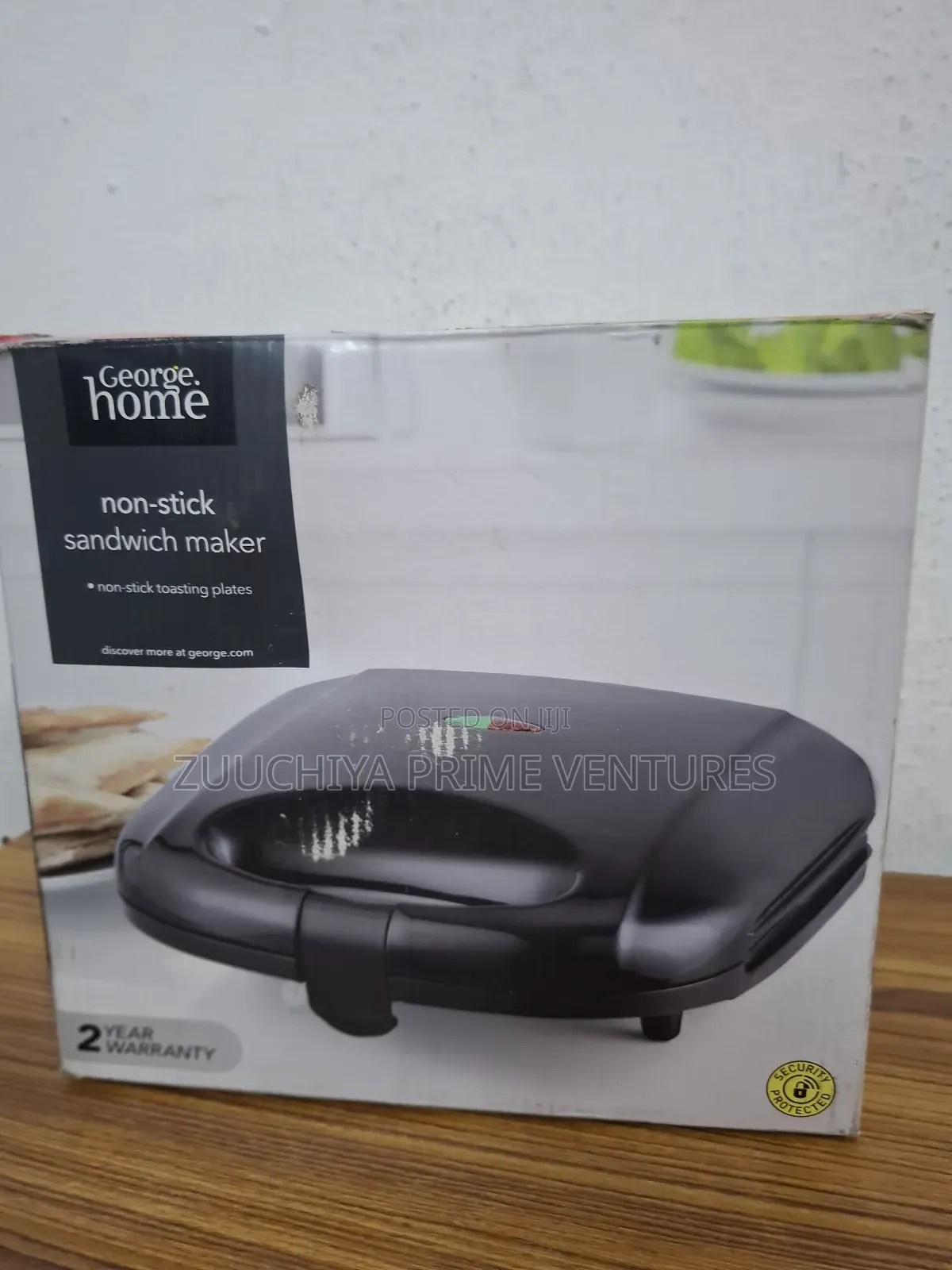 George Home 2 Slice Sandwich Toaster From Uk 