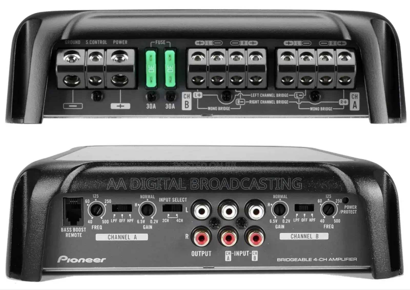Pioneer Gm-Dx874 1200w 4-Channel Car Amplifier