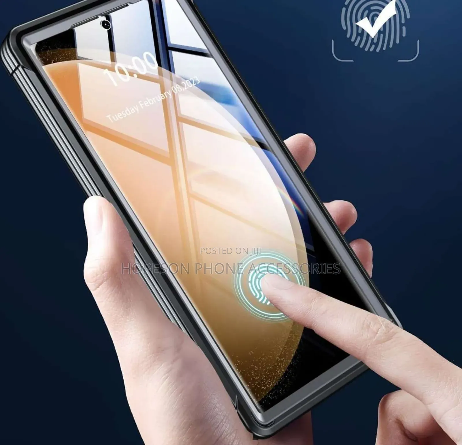360 Degrees Magsafe Wireless Chargescreen Protector Fingerprint Unlock