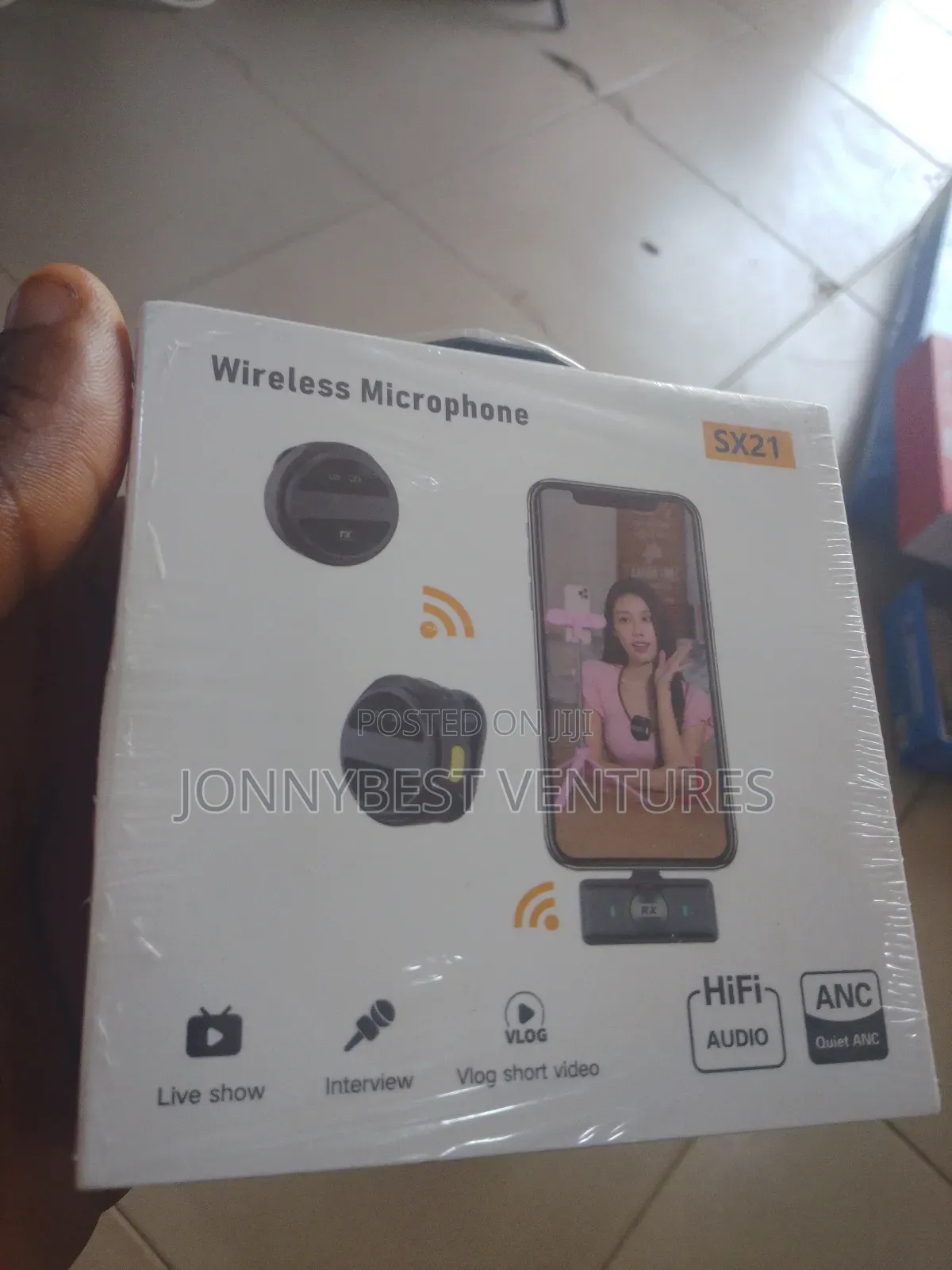 Sx21 Round Type-c And iPhone Wireless Mic