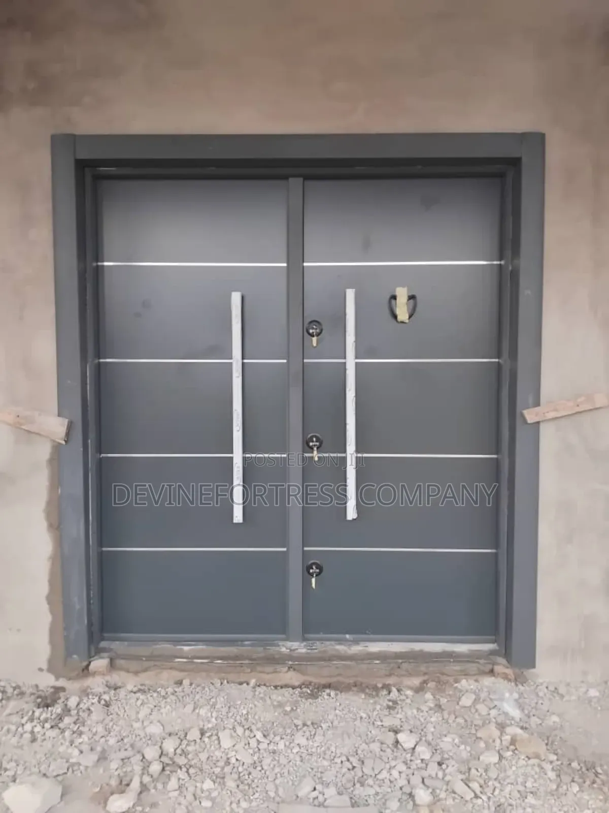 High Quality Turkish Cement Board Heavy Duty Doors 11⁄2 Double