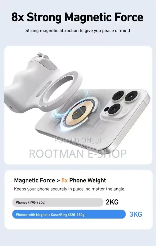 Telesin Magnetic Camera Shoot Hand Grip Phone Holder Shooting Remote