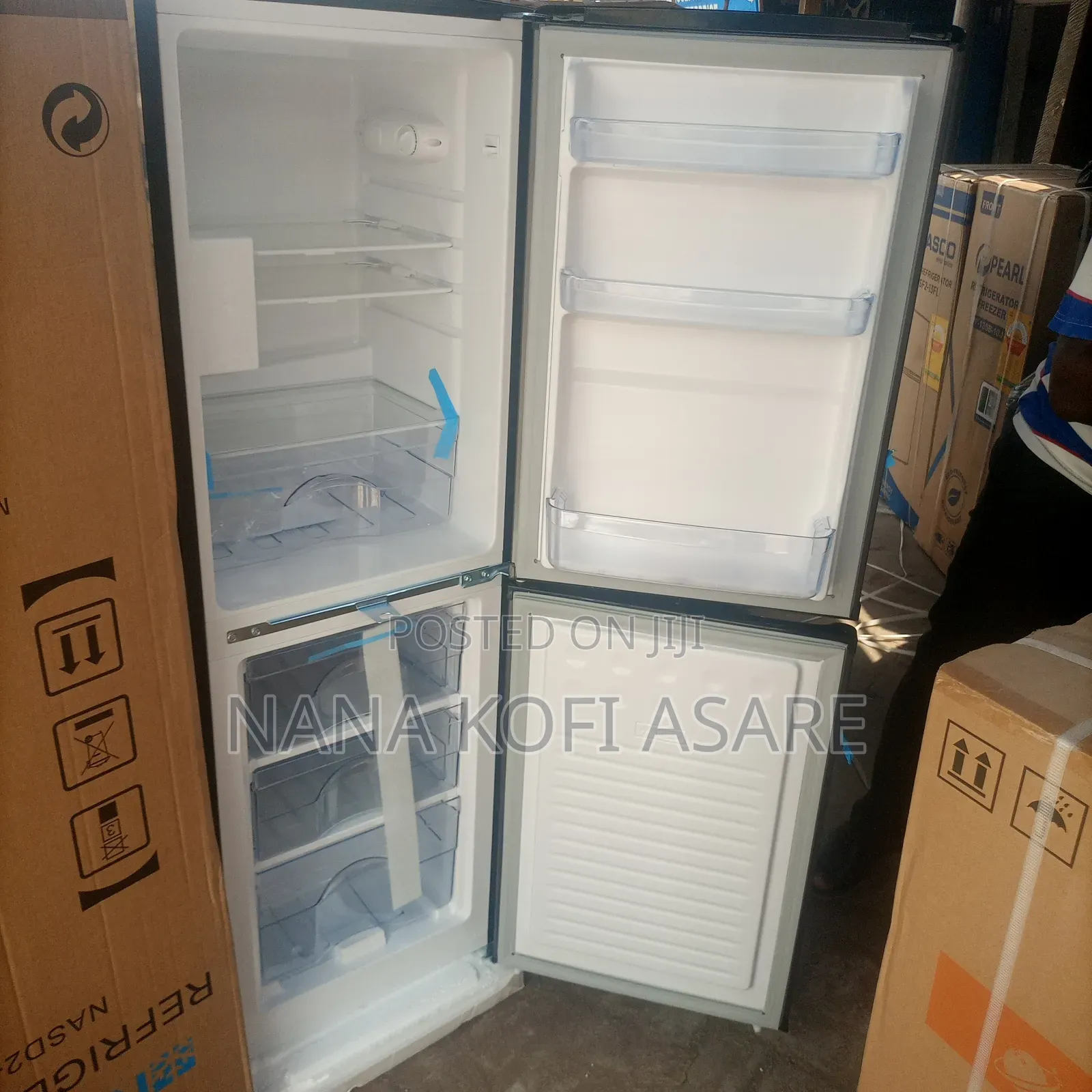 Nasco 142litres Buttom Freezer Refrigerator