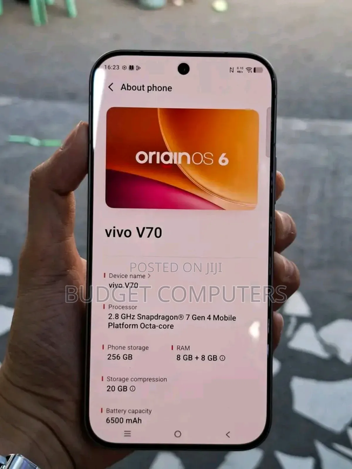 New Vivo V60 256 GB Gray