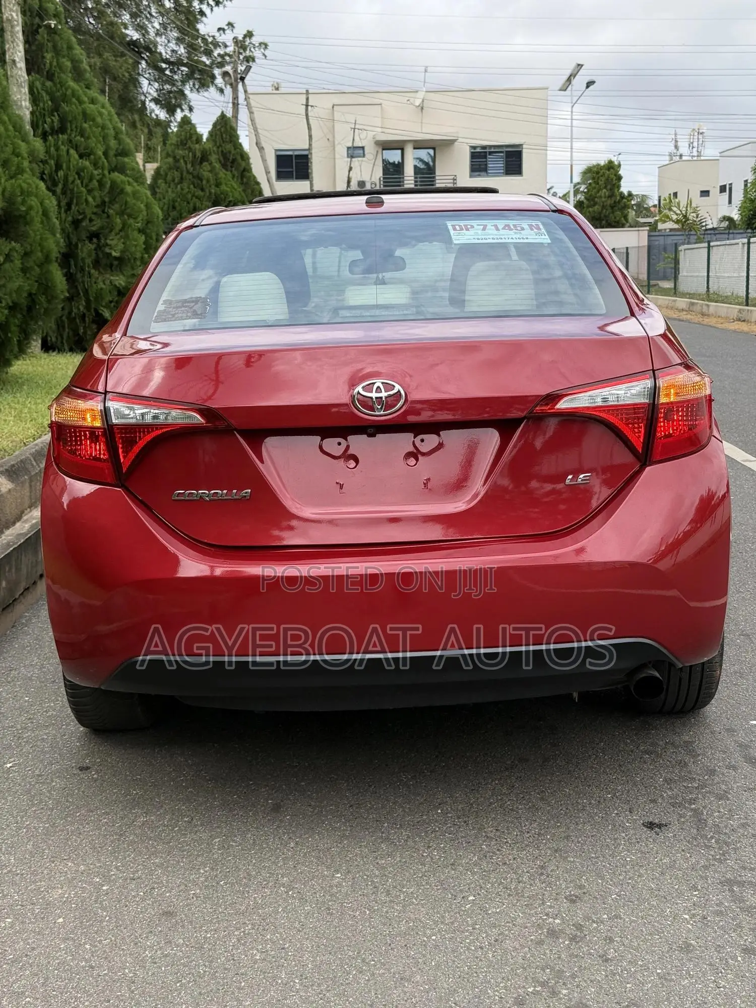 Toyota Corolla 2018 Burgundy