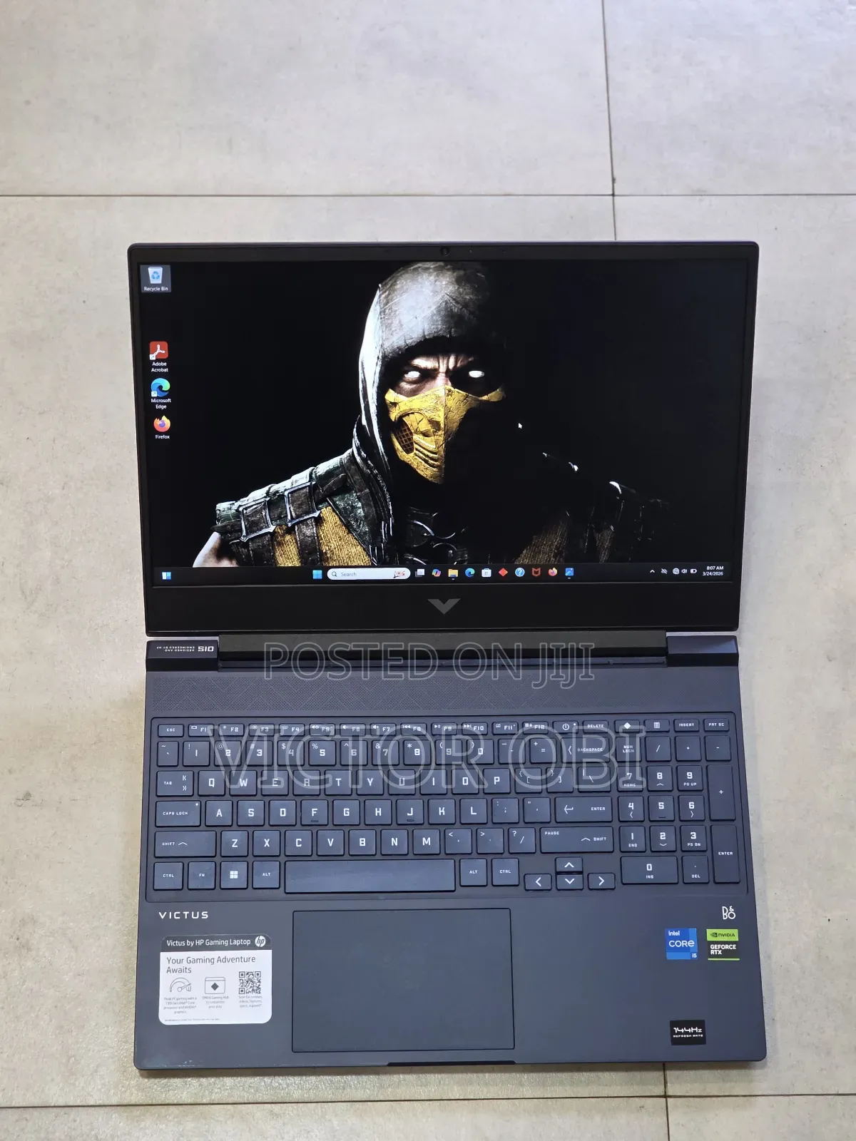 Laptop HP Victus 15 16GB Intel Core i5 SSD 512GB