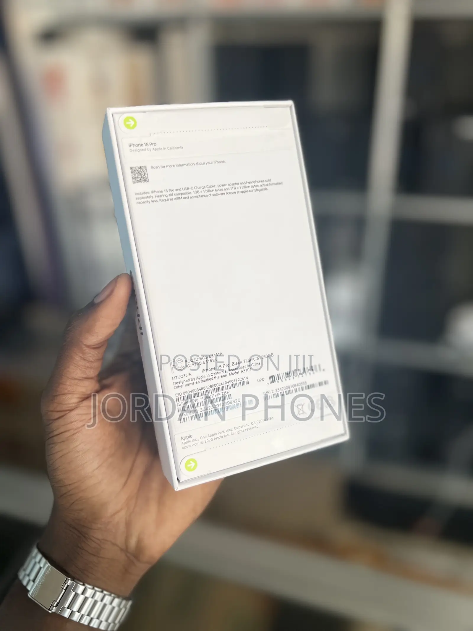 New Apple iPhone 15 Pro 256 GB Black