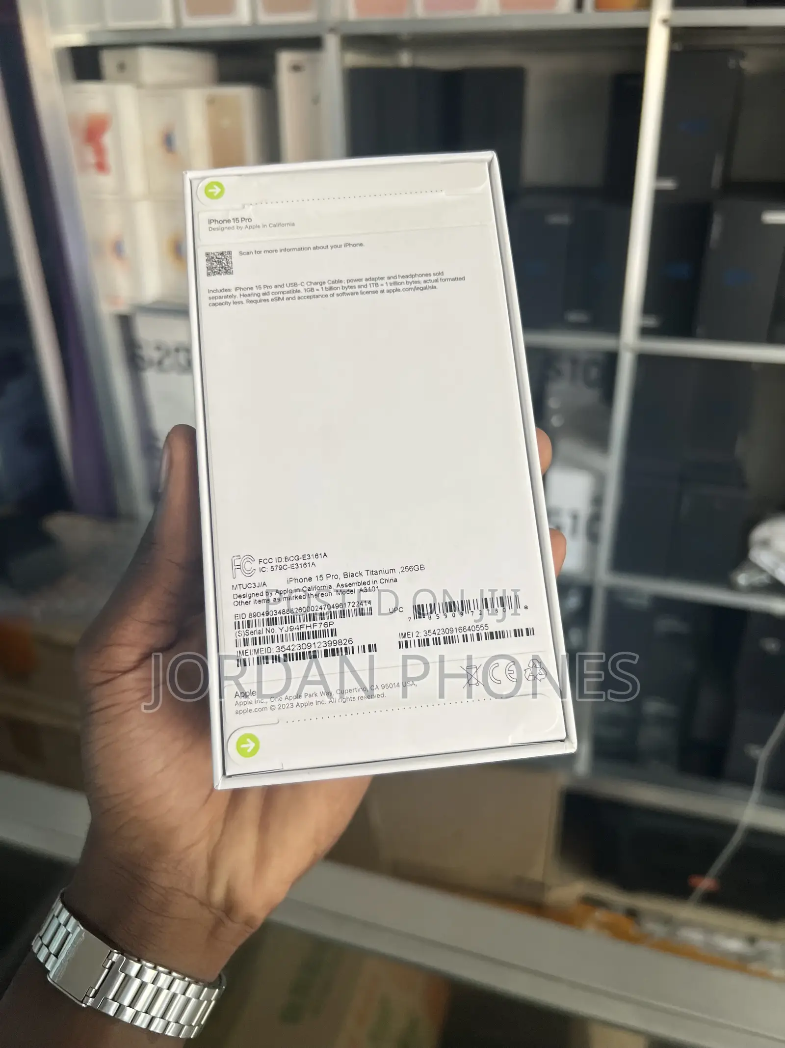 New Apple iPhone 15 Pro 256 GB Black