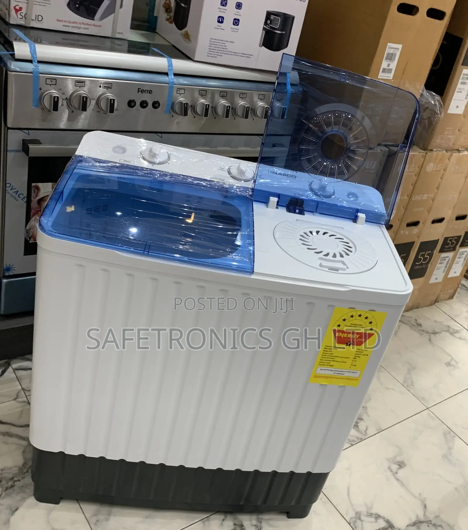 Newly Virtual Nasco Semiautomatic 15kg Topload Washingmachine