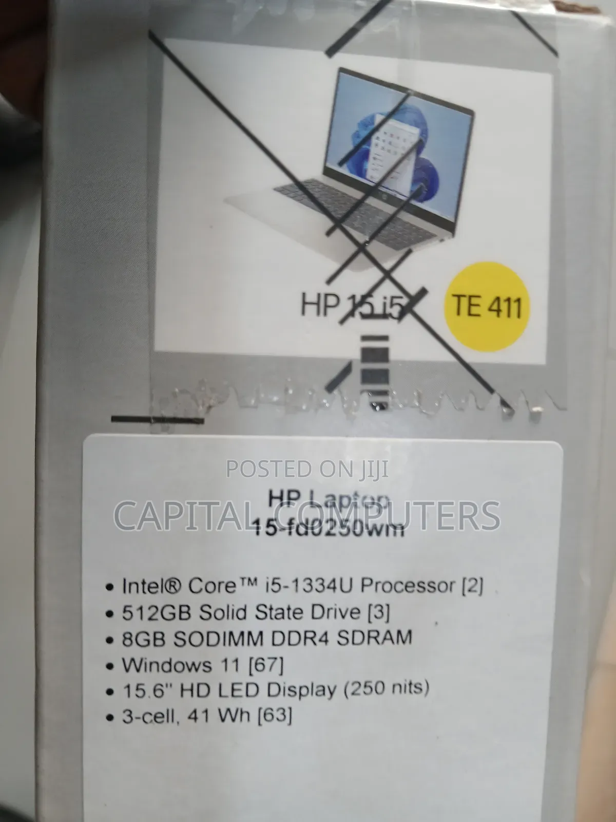 New Laptop HP 15 8GB Intel Core i5 SSD 512GB