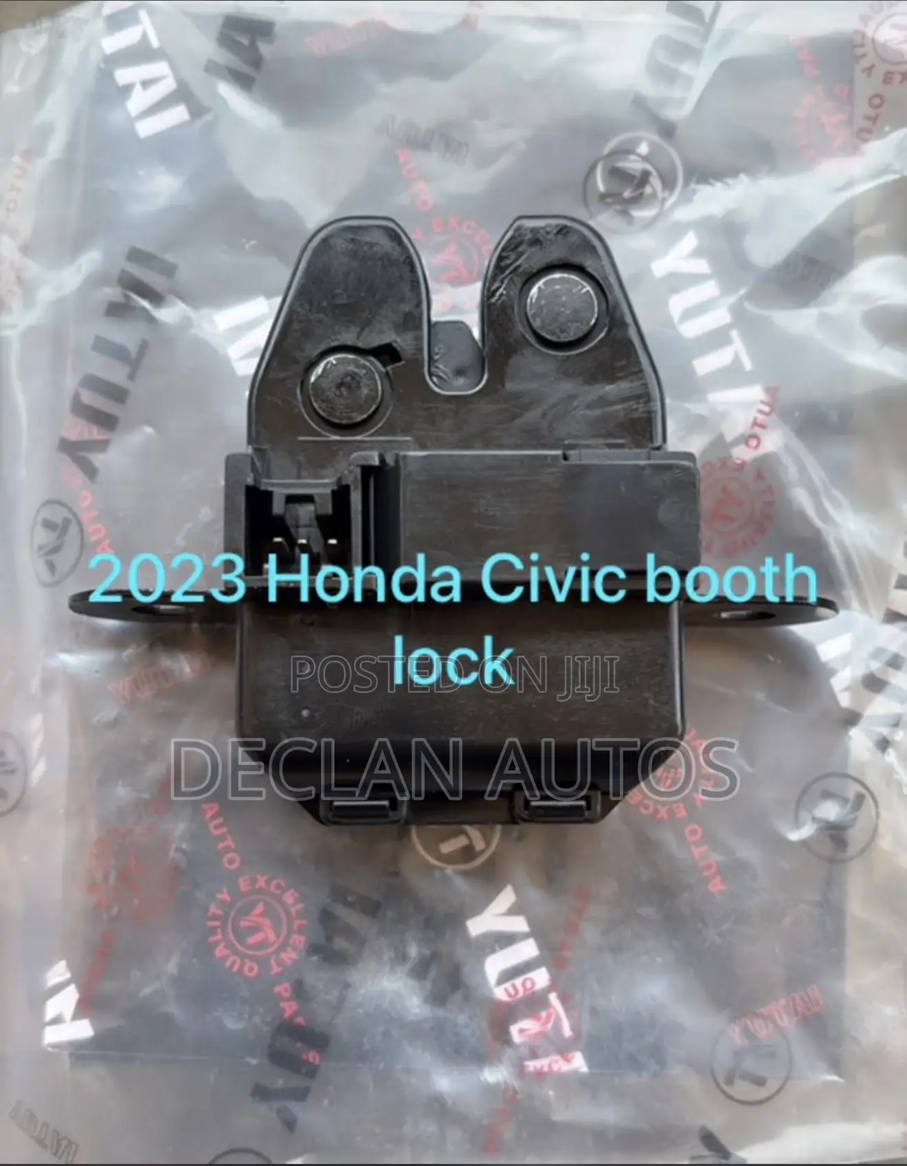 2023 Honda Civic Booth. Lock