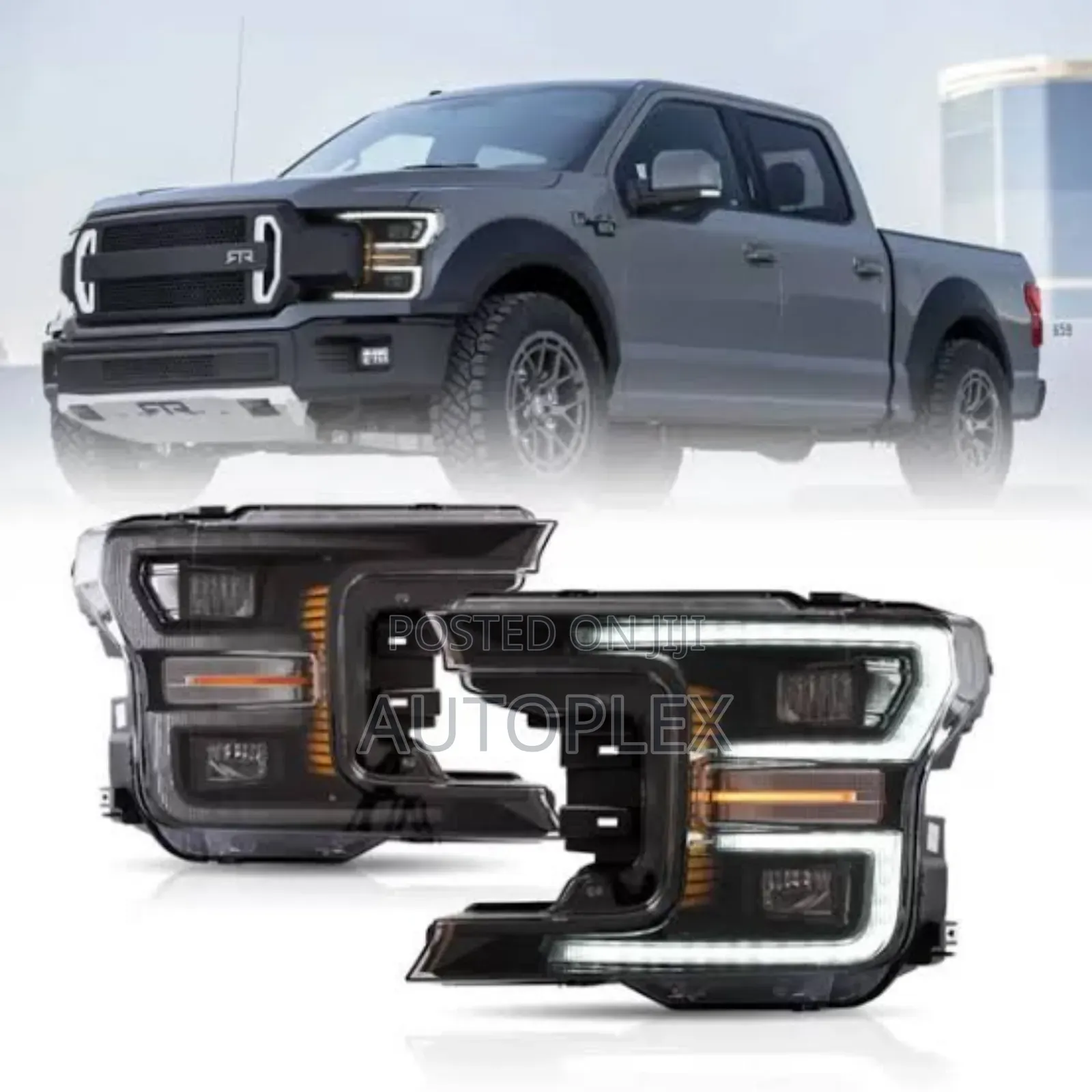 For F150 2018-2020 Led Headlight With Start Up Animation