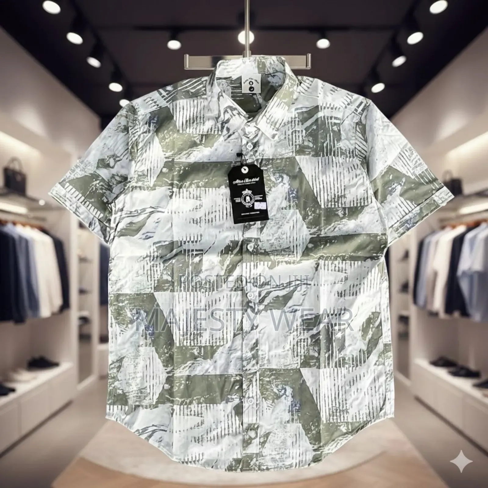 Office Short Sleeve Shirt for Men