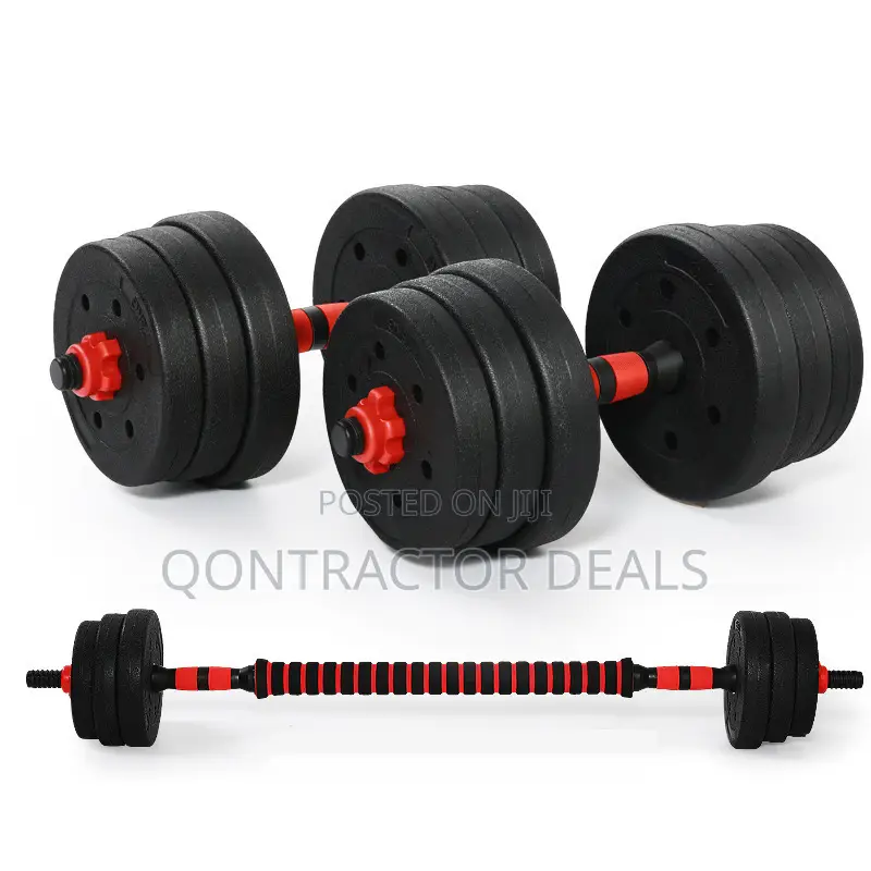 Qontractor Deals 40kg 3 in 1 Adjustable Dumbbells
