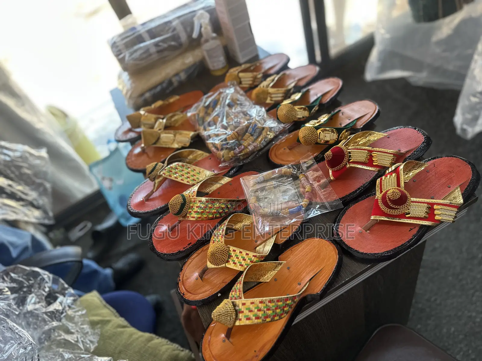 Locally Made Ahenema and Beads