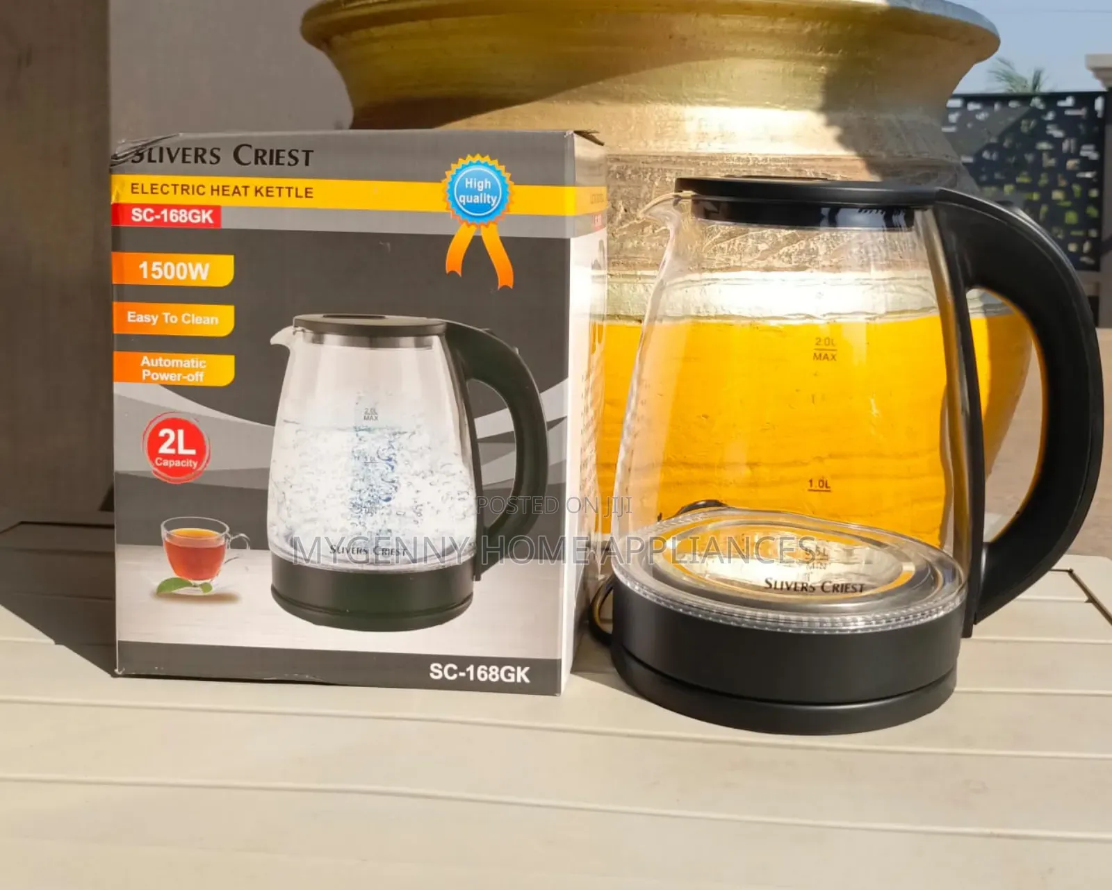 2 Liters Glass Kettle