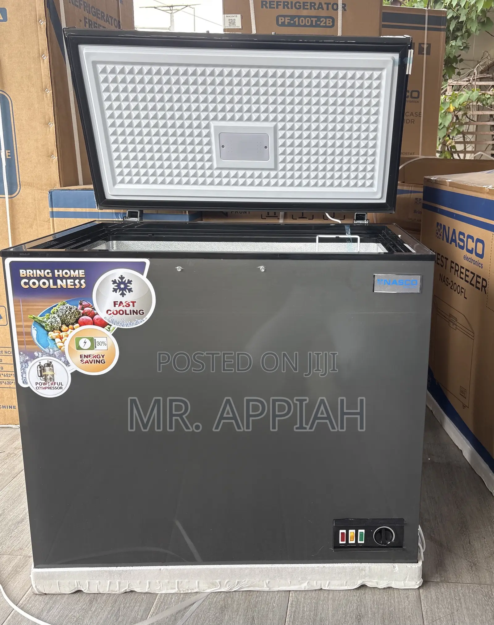 Latest and Affordable Nasco 150l Electric Chest Freezer(Nas-200fl) 