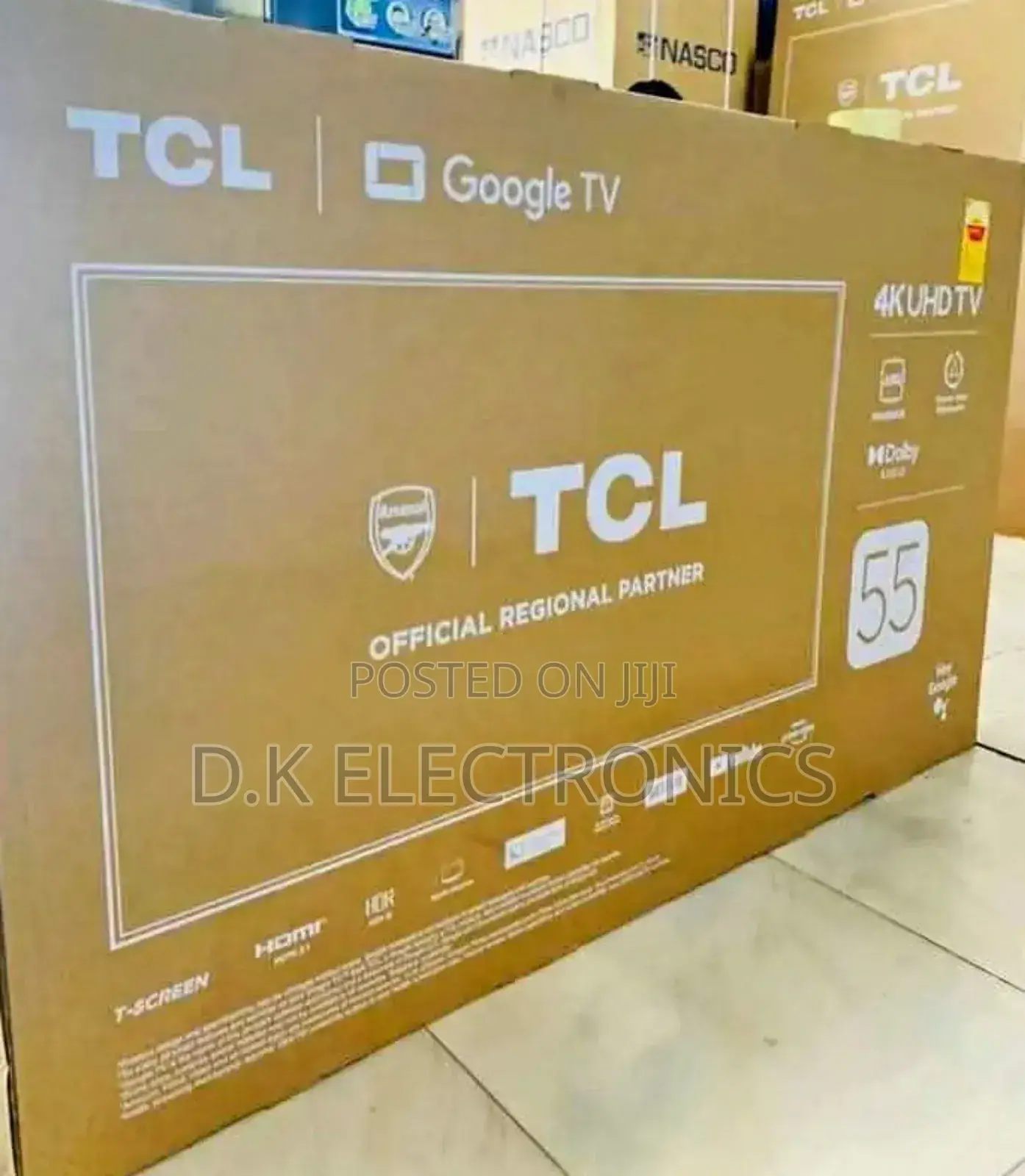 2026 TCL 55 Inches HDR Google Slim Frameless Tv
