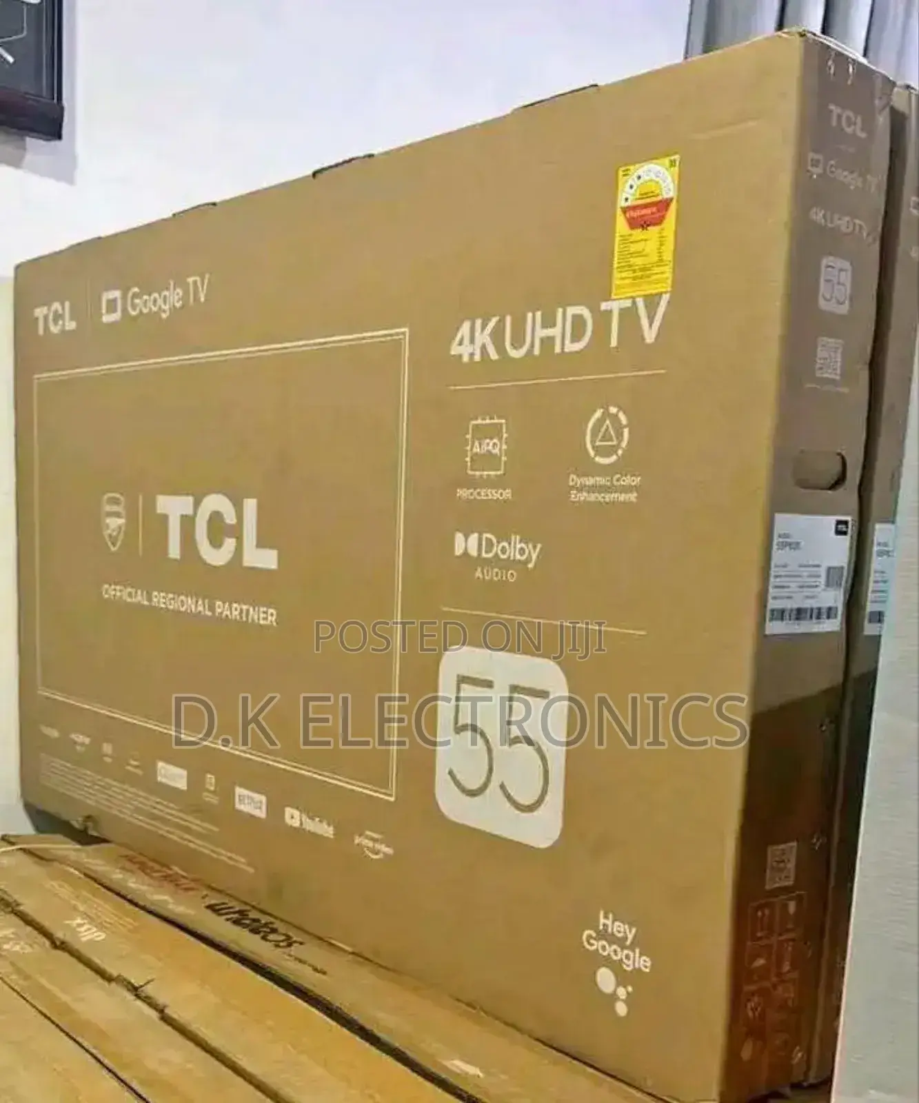 2026 TCL 55 Inches HDR Google Slim Frameless Tv