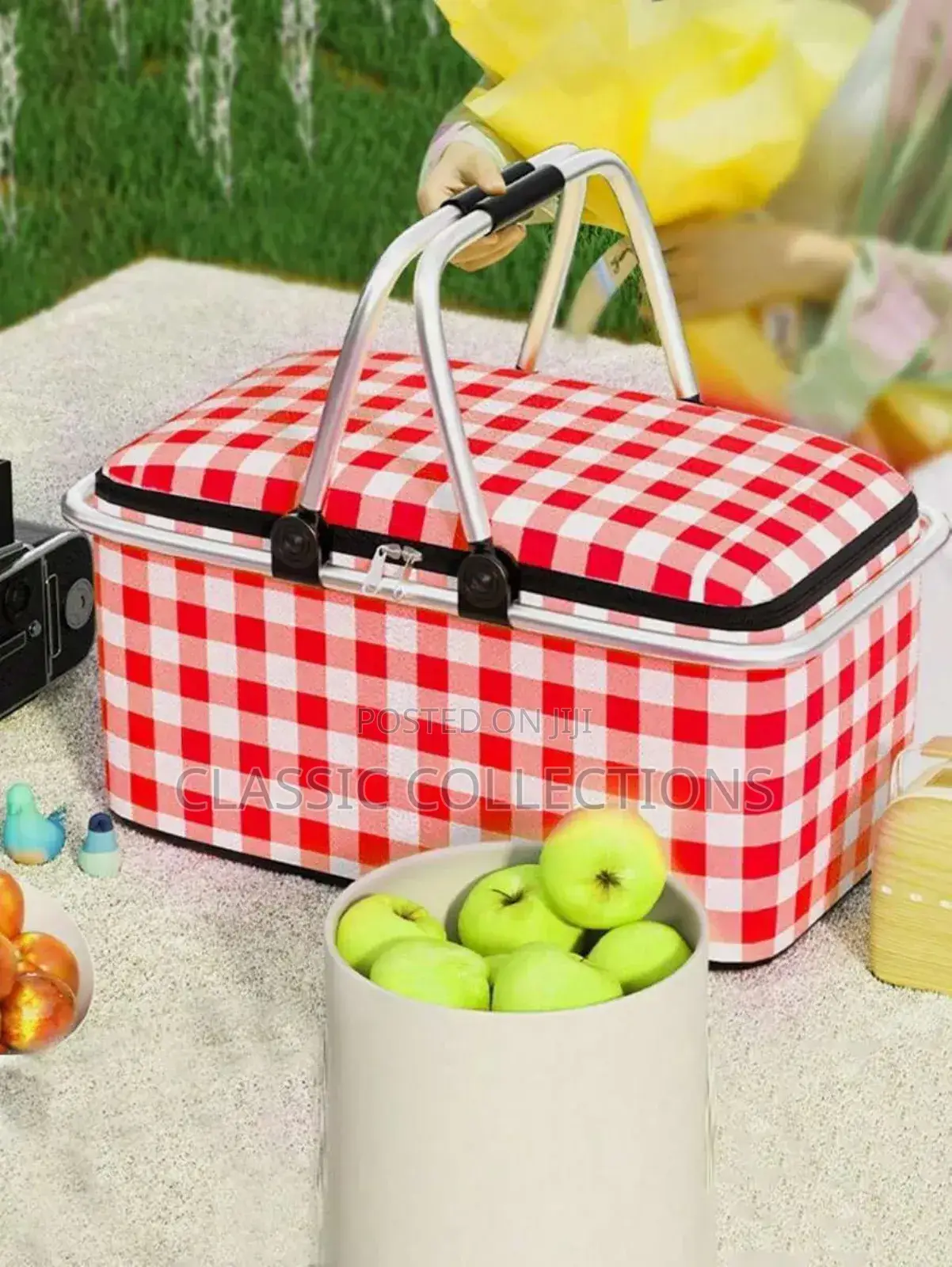 Insulated Foldable Picnic Cooler Bag