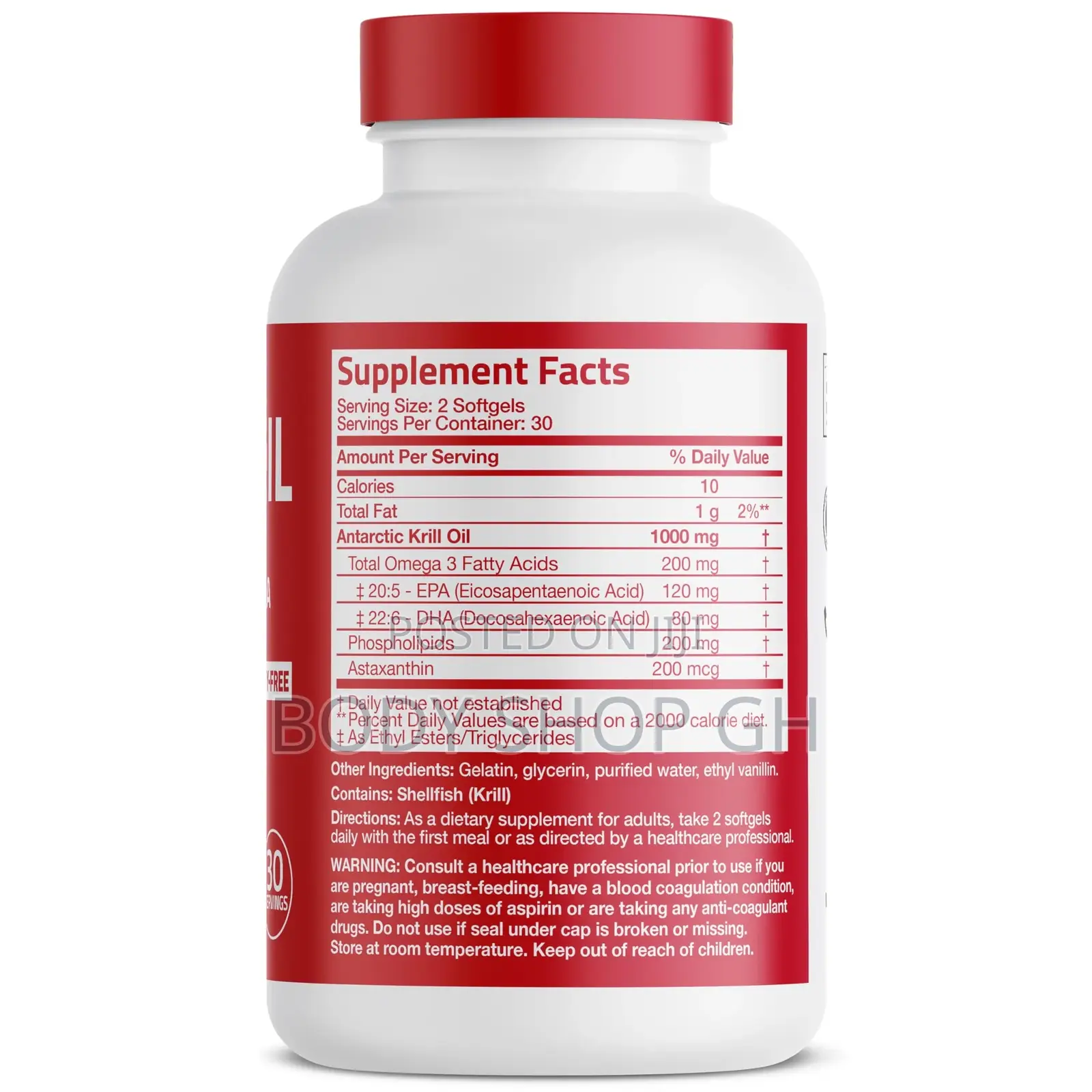 Bronson Antarctic Krill Oil 1000 Mg + Omega-3s and Phospholipids