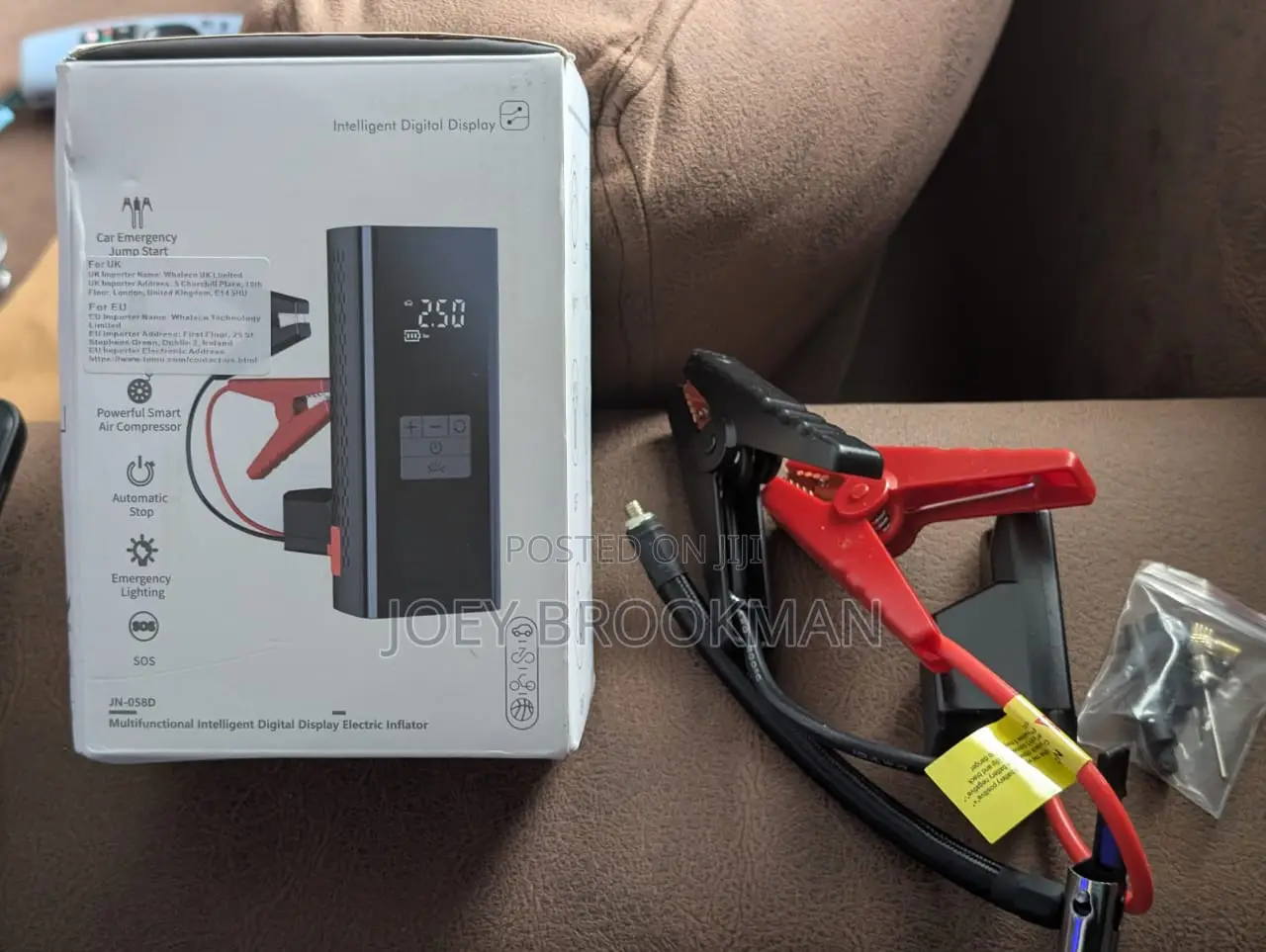 Enhanced Heavy Duty Car Jump Start and Multifunction Inflator