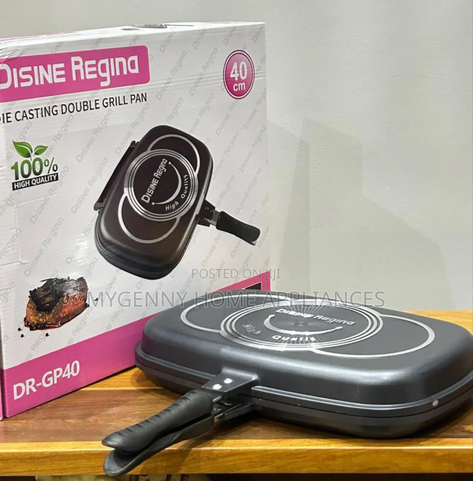 Double Capacity Non Stick Grill Pan