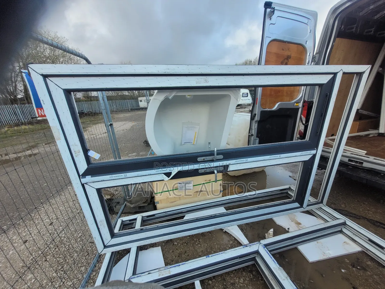 Kömmerling Upvc French Door Frames(Only) 1570mm X 2590mm