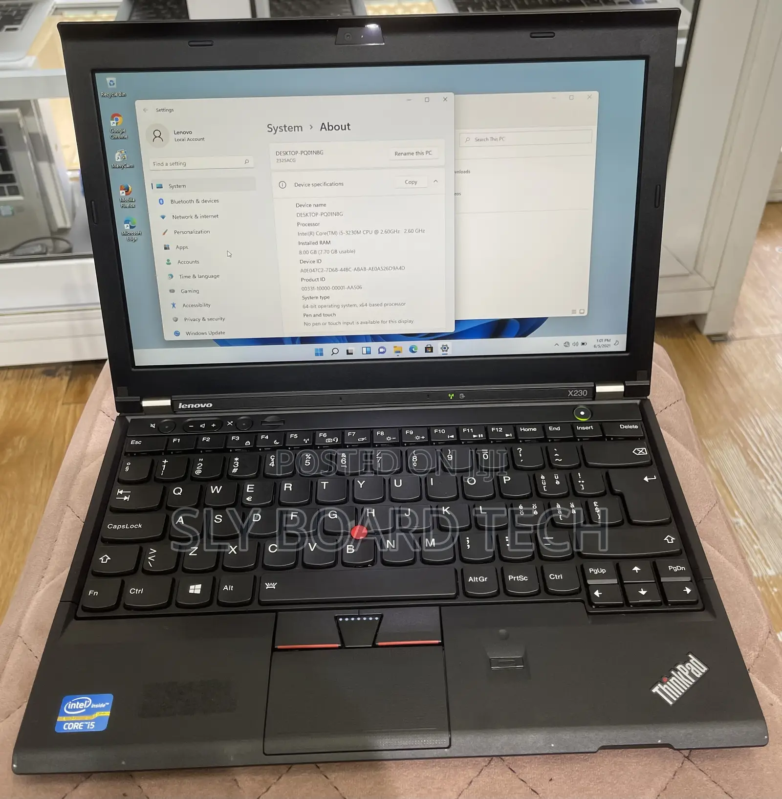 Laptop Lenovo ThinkPad X230 8GB Intel Core i5 HDD 500GB