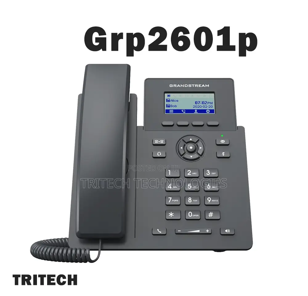 Grandstream 2-line Grp2601p Essential Ip Phone